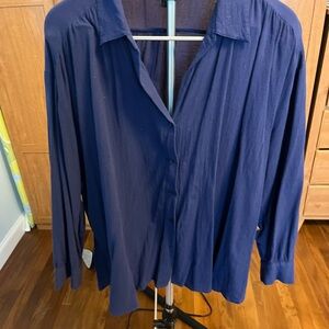 Banana Republic Navy Blouse
